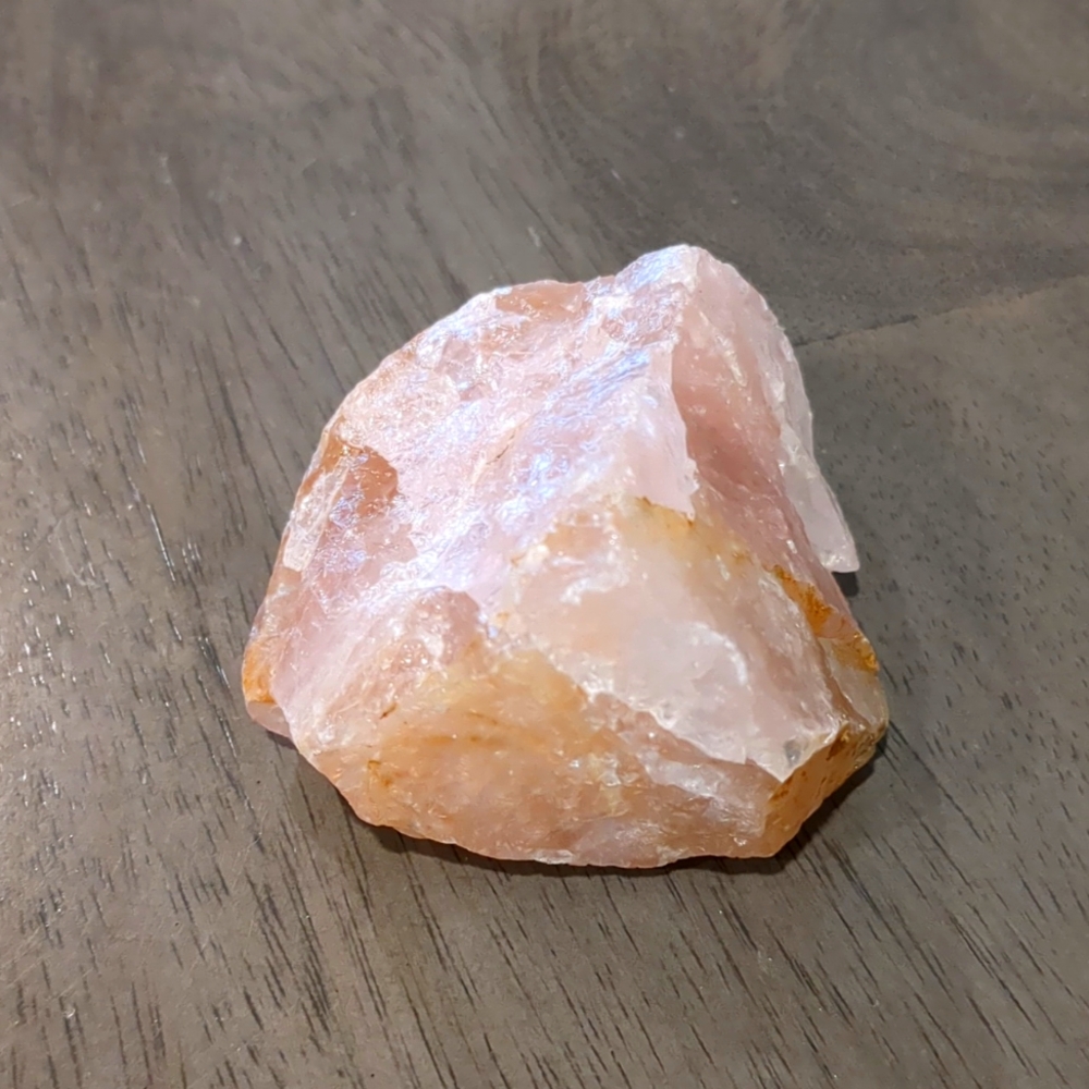 Black Hills Raw Rose Pink Quartz Iron Oxide